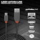 image 2 of 0.2m USB 2.0 Type A to Mini-B Cable, Anthra Line