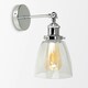 image 3 of ValueLights Ezrah Silver Indoor Wall Lantern