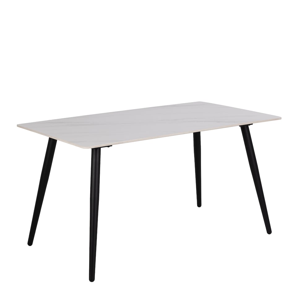image 1 of Wicklow Ceramic Dining Table in White