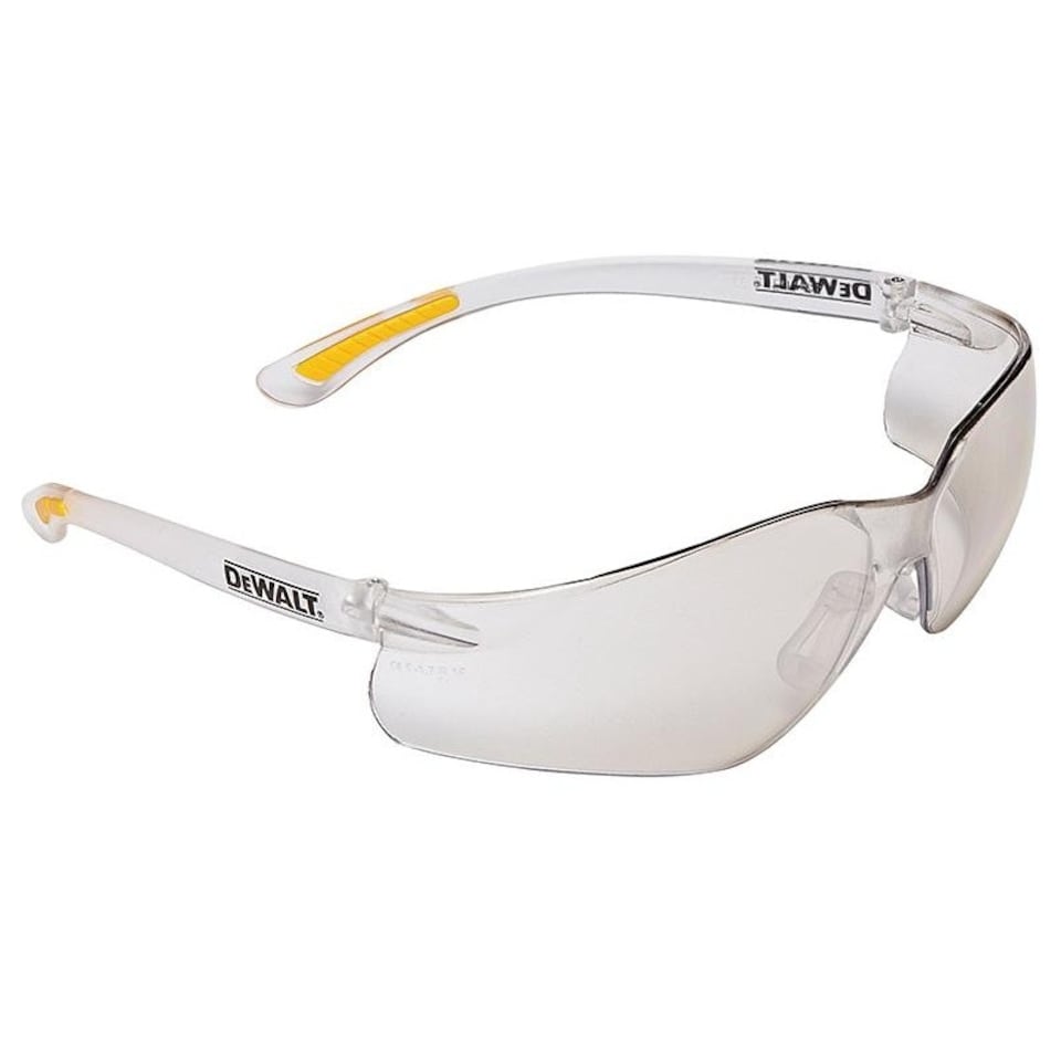 Dewalt Power Tools Contractor Pro Toughcoat Safety Glasses - Multi Colour - Inside/Outside Lenses Multi