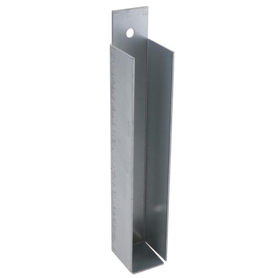 image 1 of Gravel Board Clip 25mm x 150mm Fence Panel Holder Mounting Bracket 10PK