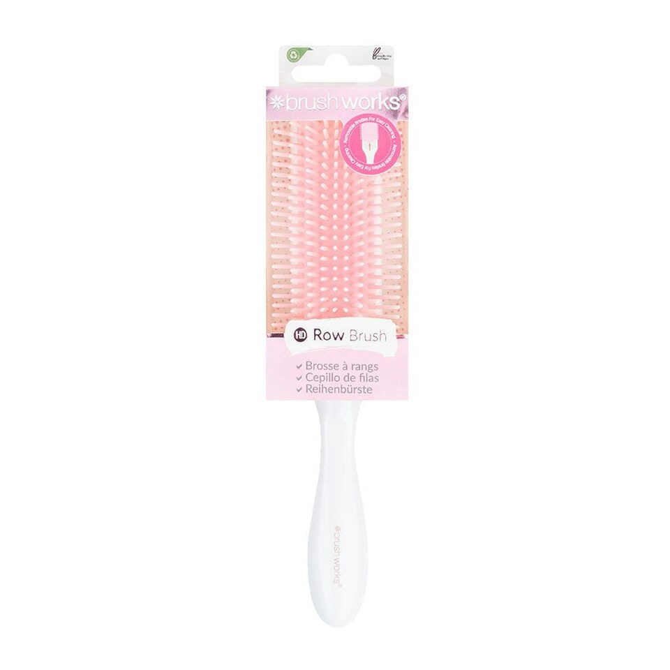 image 1 of Brushworks Nine Row Hair Brush