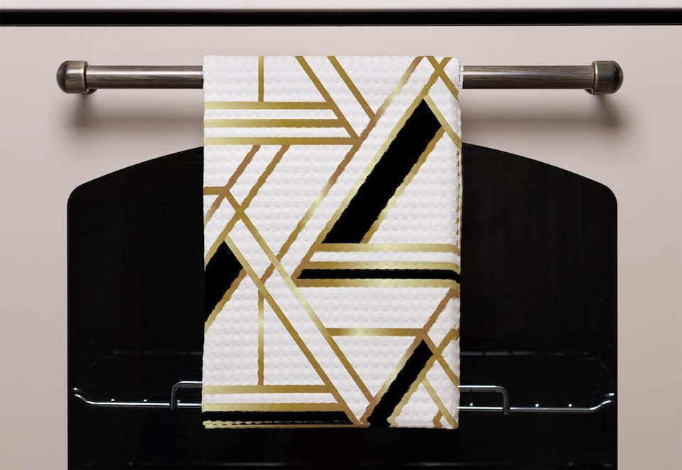 image 1 of Golden Art Deco (Kitchen Towel)