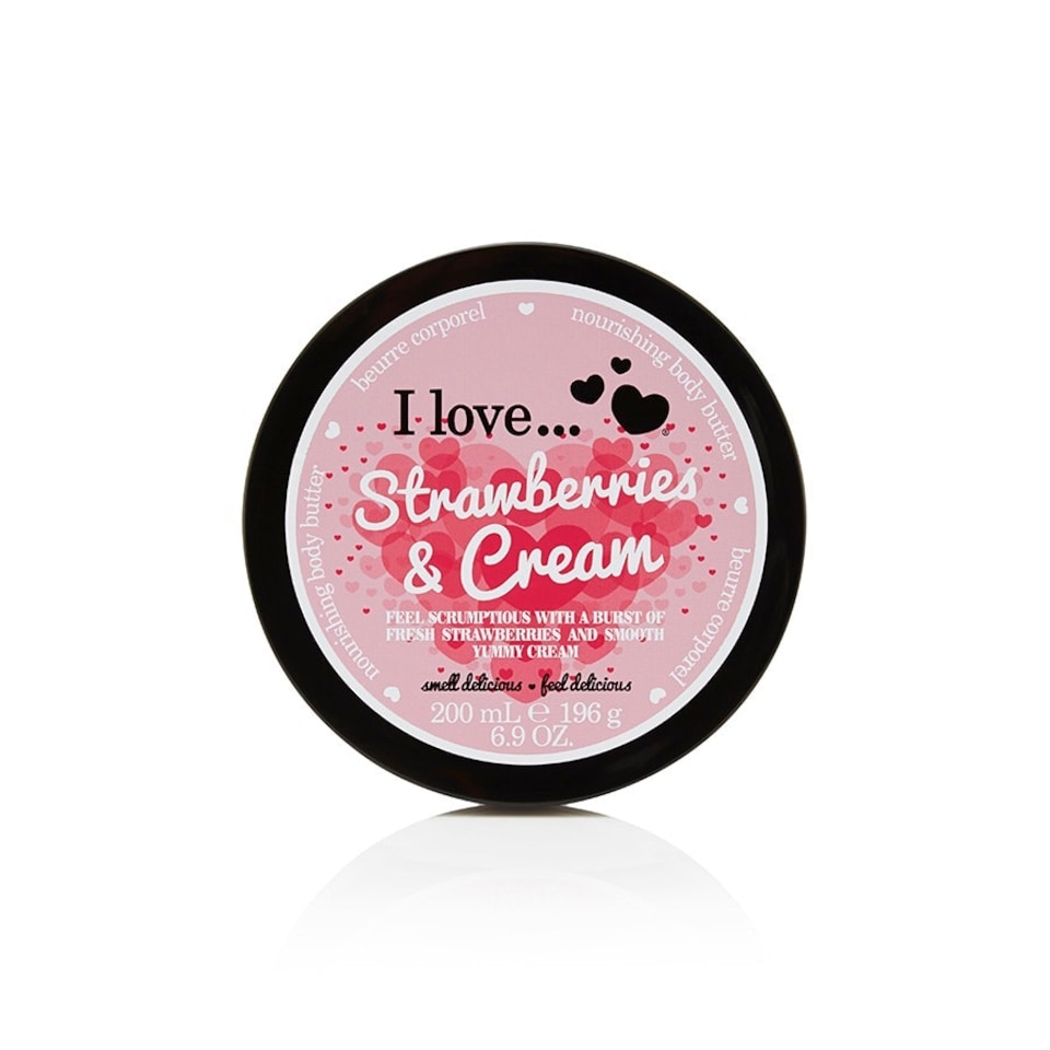 I Love Strawberries & Cream Body Butter 200ml