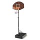image 10 of COSTWAY Height Adjustable Basketball Hoop Basketball Goal System Brown | Standard