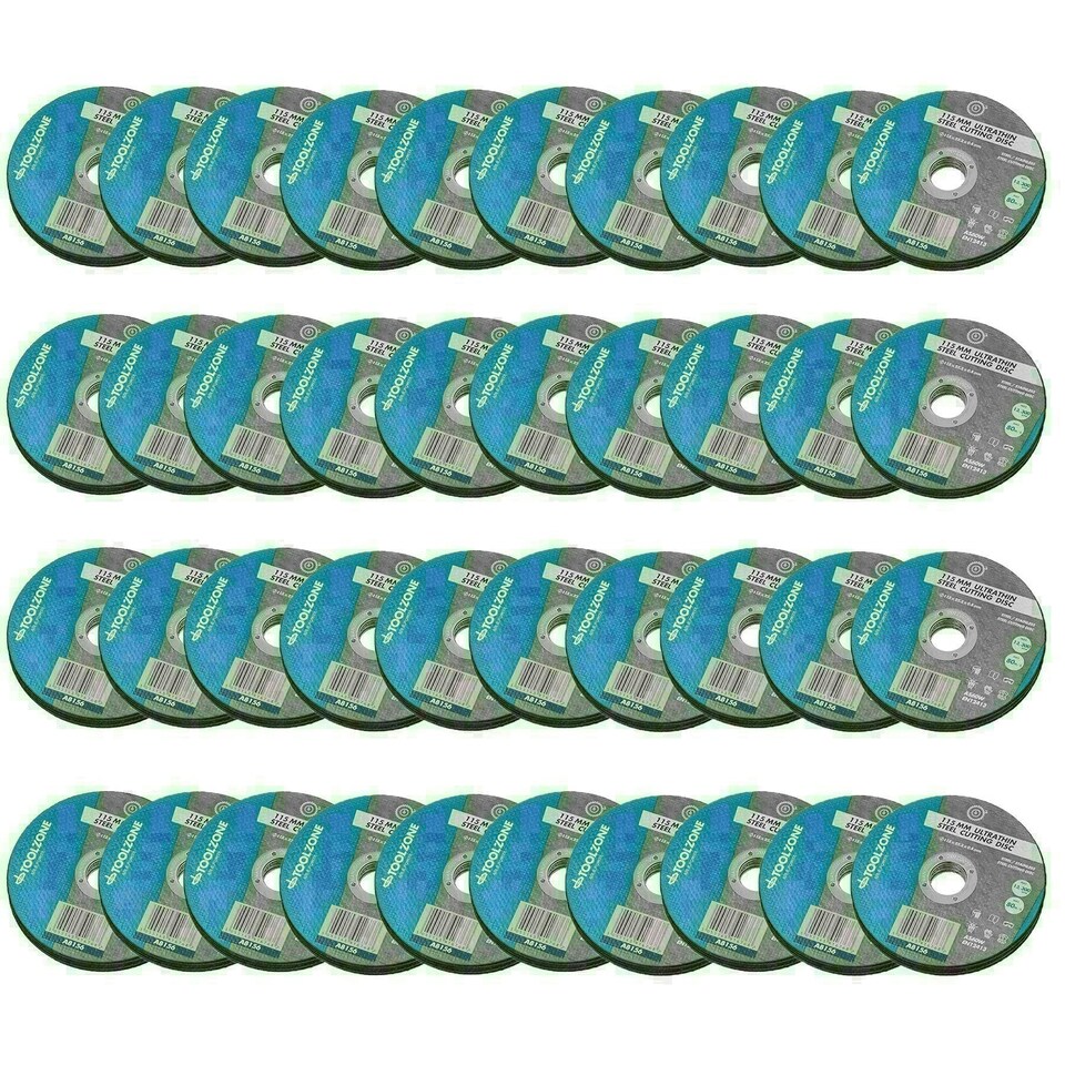 image 1 of Ultrathin 115mm x 1mm Metal Steel Cutting Discs For 4-1/2" Angle Grinders 400pc