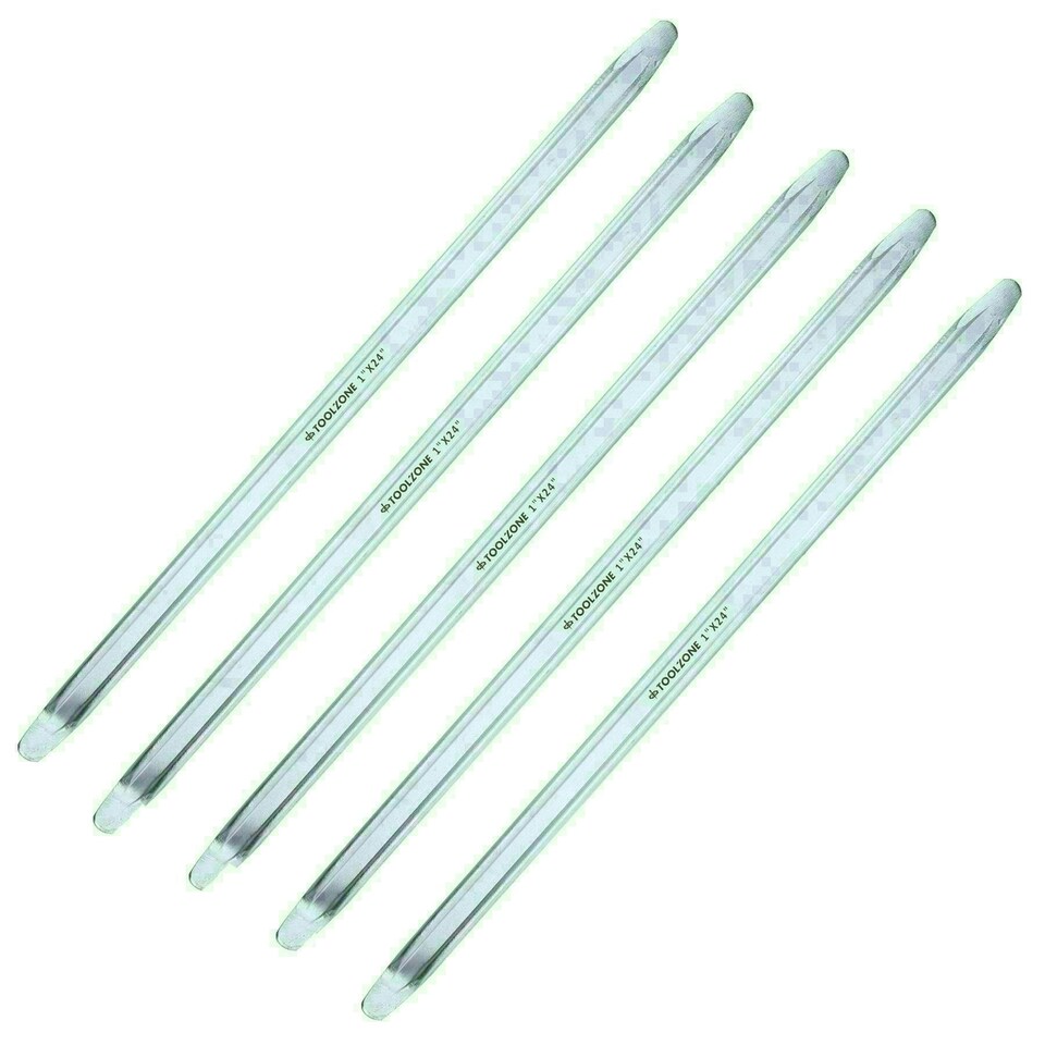 image 1 of 24" Long Tyre Lever Pry Bar Remover Removal Tool For Bikes Cars Vans 5pc