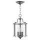 image 1 of Gentry 3 Light  Small Ceiling Lantern Pendant Pewter, E14