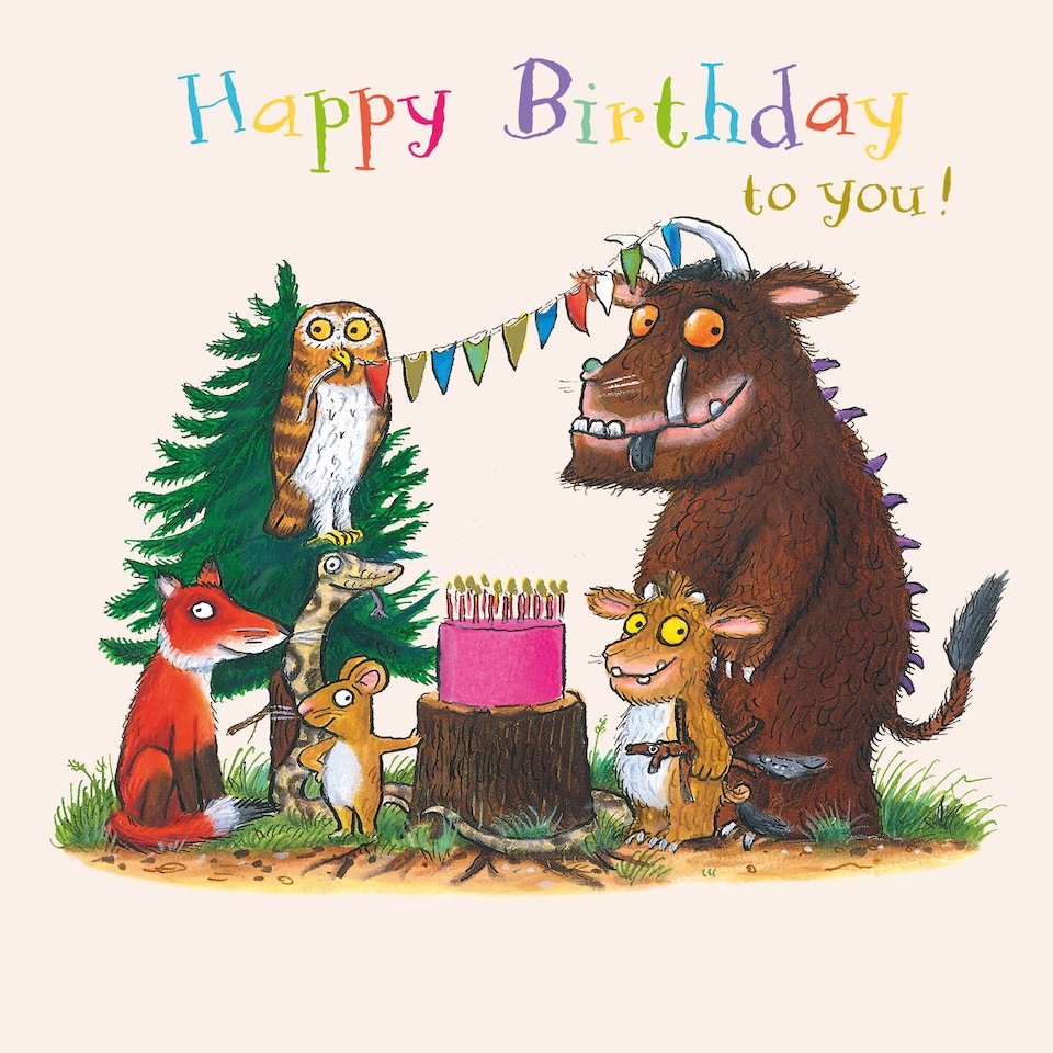image 1 of The Gruffalo Happy Birthday Card