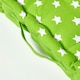 image 4 of Homescapes Cotton Green Stars Floor Cushion - 50 x 50 cm | Green | 50 x 50 cm