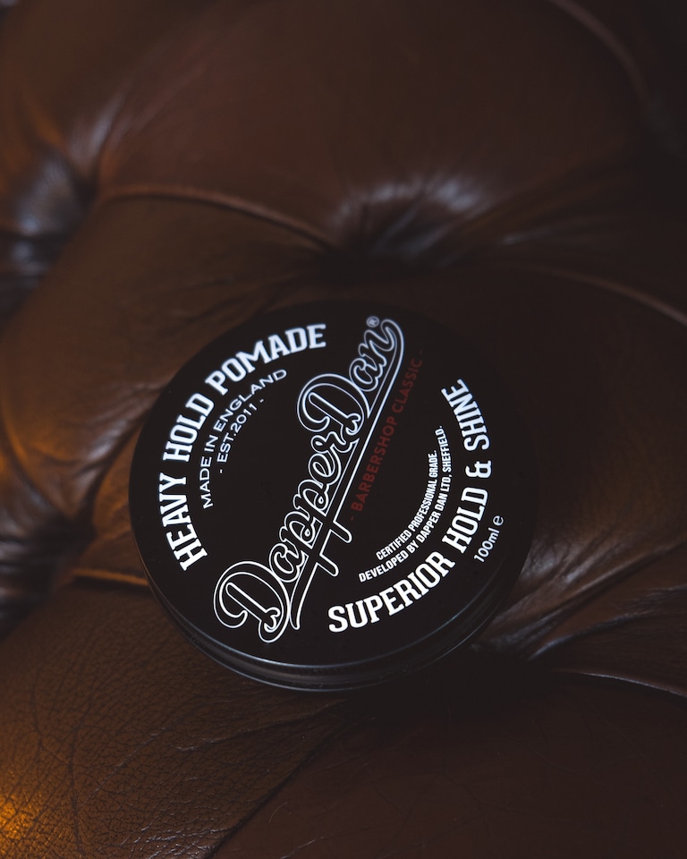 image 1 of Dapper Dan Heavy Hold Pomade 100ml | Black