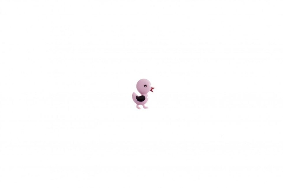 Trimits Light Pink Walking Duck Buttons for Dressmaking - 18mm - per value pack of 50