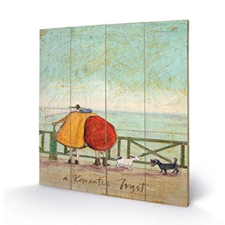 SAM TOFT (A ROMANTIC TRYST) 40 X 59CM - WOOD PANEL