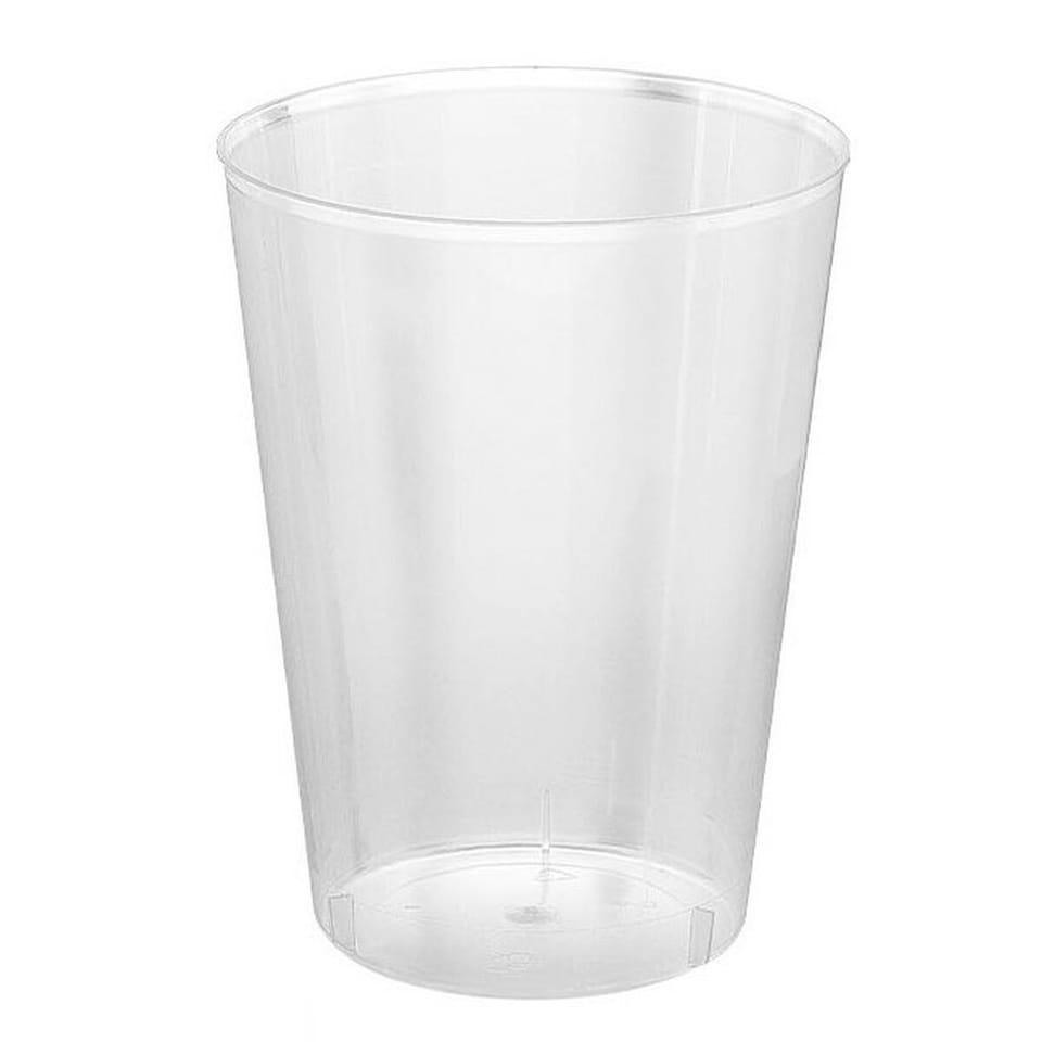 image 1 of Set of reusable glasses Algon Transparent Cider 500 ml 10 Units N/A
