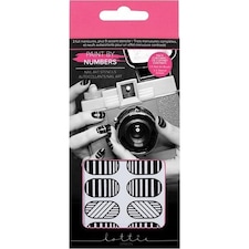 Lottie Paint by Numbers Manicure Nail Art Stickers N/A