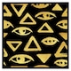 image 2 of Eyes & pyramids (Picture Frame) Brown | M