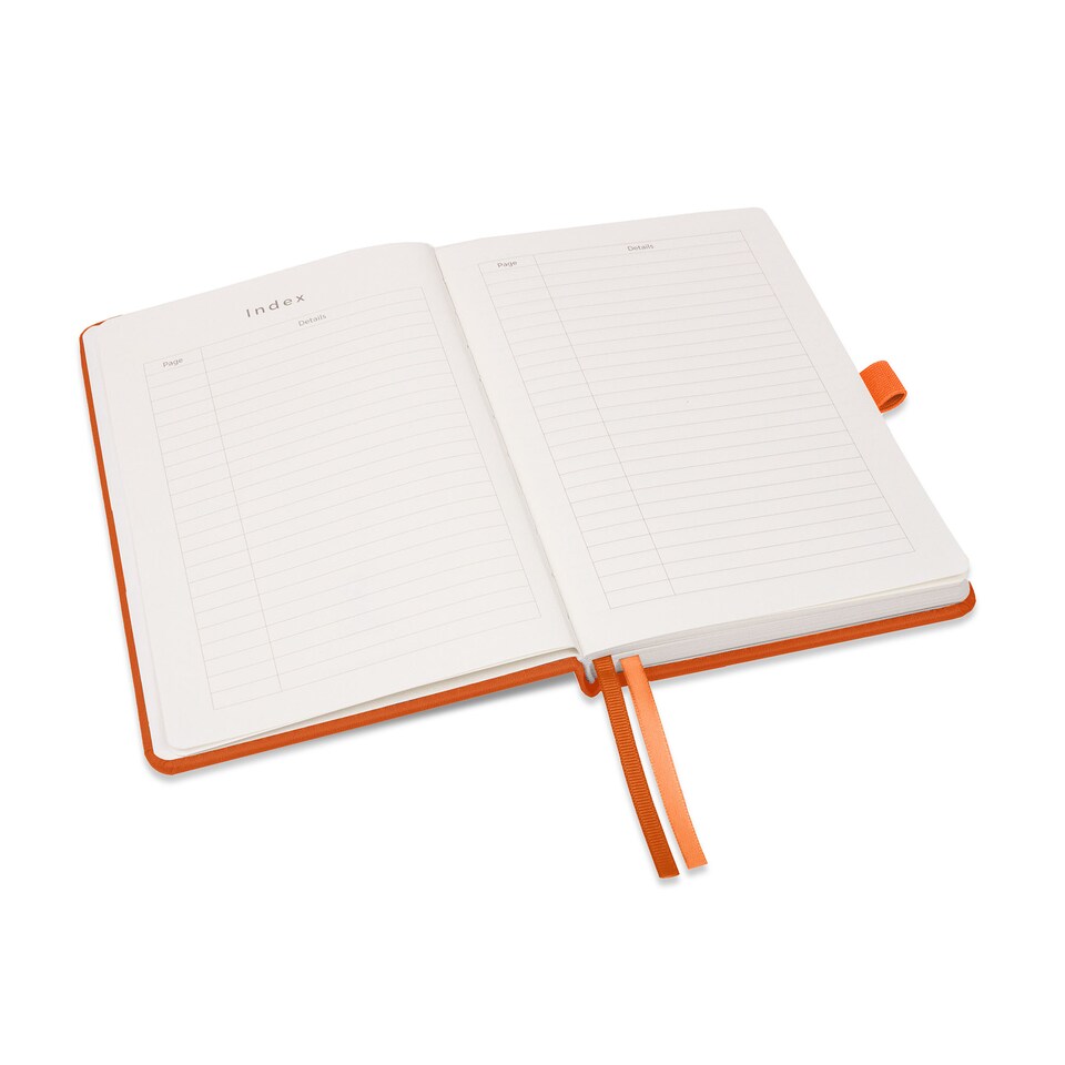image 1 of Notes London A5 Italian Styled Moretti Notebook Orange