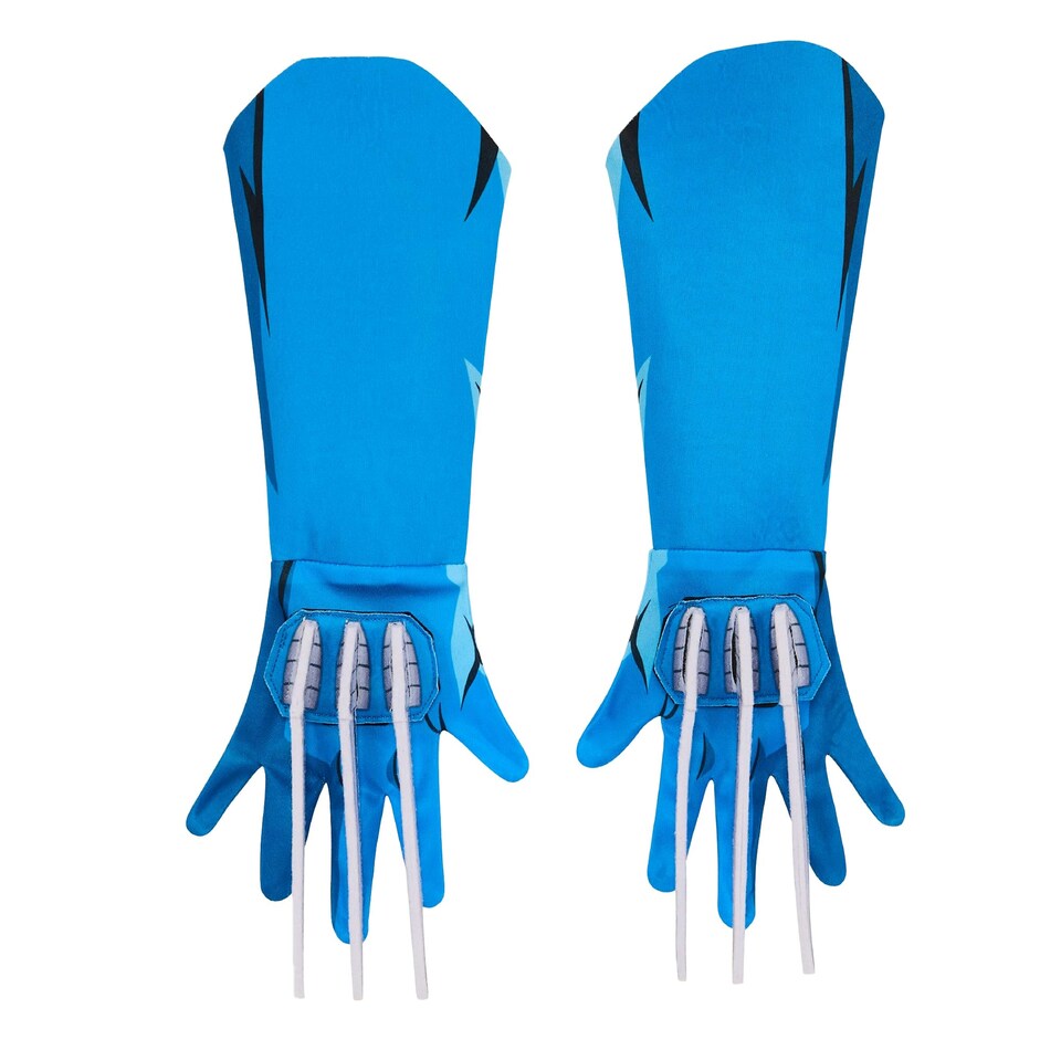 image 1 of X-Men 97 Childrens/Kids Wolverine Claws Glove - Blue/White - One Size One Size