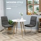 image 3 of HOMCOM Round Dining Table with Matte Top Metal legs, Kitchen Table for 2 People