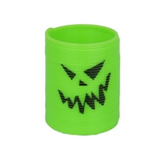 Green Scary Face Halloween Mini Spring