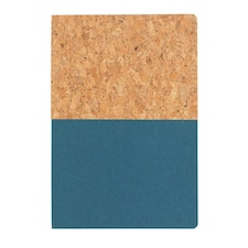 XD Collection Cork & Kraft A5 Notebook - Blue/Brown - One Size