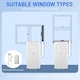 image 6 of HOMCOM 9000 BTU Portable Air Conditioner Unit with WiFi Smart App, 20m²