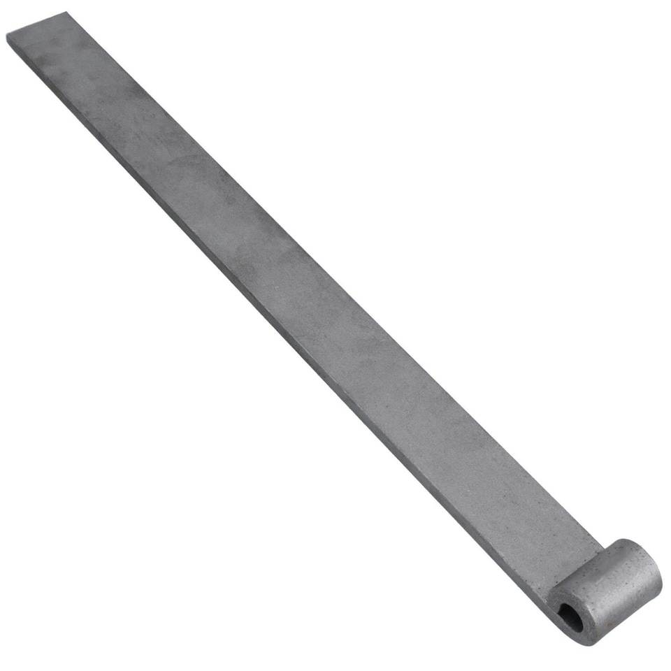 image 1 of Trailer Tailgate Strap Hinge Self Colour 12.5mm Pin Weld On 460mm Long 6pc | Grey