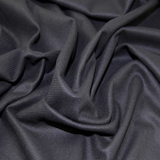 Black Wool Blend Coating Fabric for Dressmaking, 150cm / 59" Wide - per metre