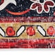 image 5 of KUKOON Washable & Non Slip Terracotta Persian Style Area Rug 80cm x 150cm