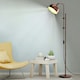 image 5 of COSTWAY Industrial Floor Lamp Metal Free-standing Light Bronze