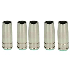 5PK Conical Nozzle Shroud Binzel Style Welding Welder MIG MB25 Gas Push On