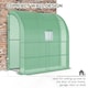 image 6 of Outsunny Walk-In Lean to Wall Greenhouse wWindow&Door 200Lx 100W x 215Hcm Green