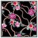 image 4 of Chain and flowers pattern (Picture Frame) White | M