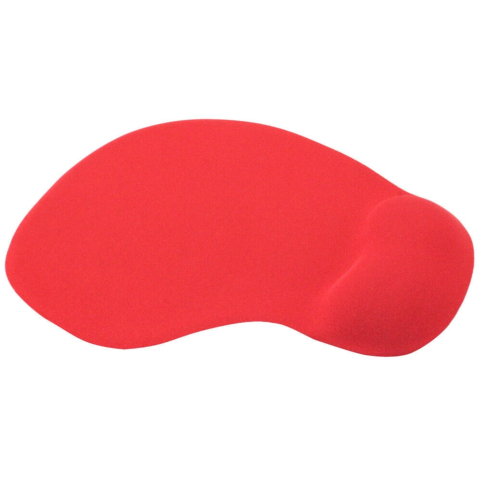 Gel Wrist Support Mouse Mat Pad | Ergonomic Non-Slip Mouse Pad with Integrated Wrist Rest | Comfortable Foam Rubber Mouse Mat for Optical & Trackball Mice | Office & Home Computer Accessory