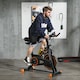 image 2 of HOMCOM Exercise Bike Indoor Cycling with LCD Display, Heart Rate Sensor