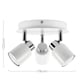 image 5 of ValueLights Benton White IP44 Round Adjustable Ceiling Light | White