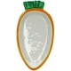 image 2 of 2 Small Animals Pet Carrot Shaped Bowls For Nibbles Food 5.3" Orange