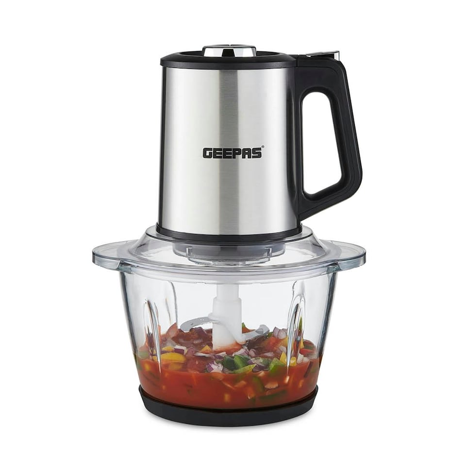 image 1 of GEEPAS 1.2L Mini Food Processor 500W