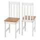 image 2 of Ludlow 1+2 Dining Set - White/Oak Lacquer White