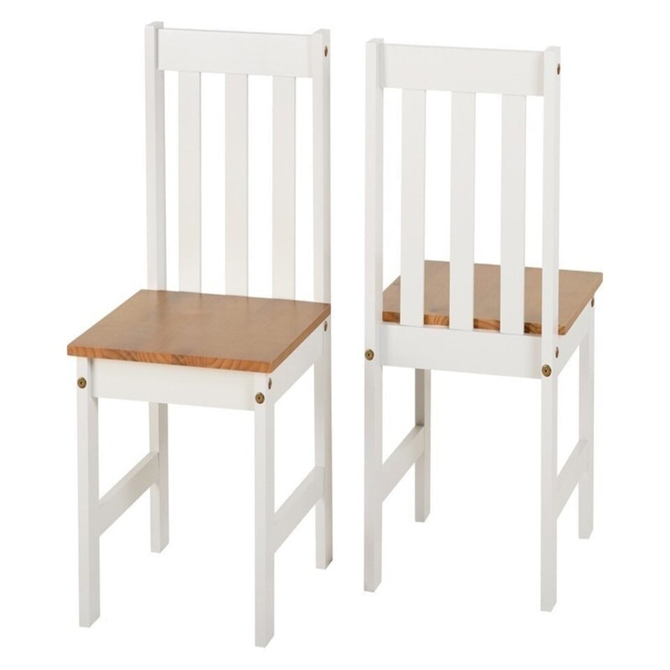 image 1 of Ludlow 1+2 Dining Set - White/Oak Lacquer White