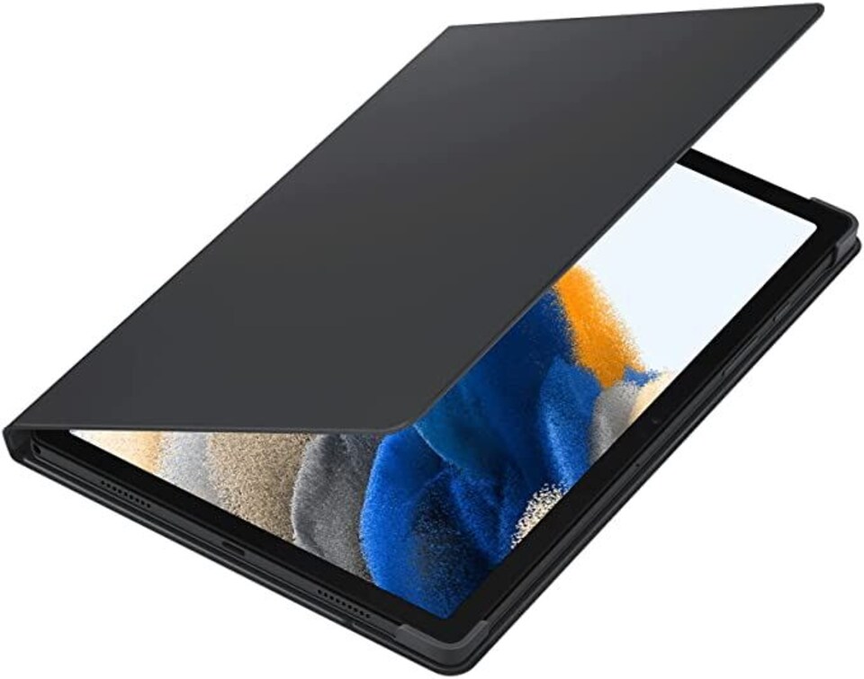 image 1 of Samsung Galaxy Tab A8 Book Cover Silver - EF-BX200PSEGWW