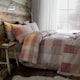 image 4 of Appletree Ashford Check Duvet Cover Set Natural