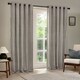 image 2 of Yard Hebden Striped Cotton Grey Eyelet Curtains 229 x 137cm Multi