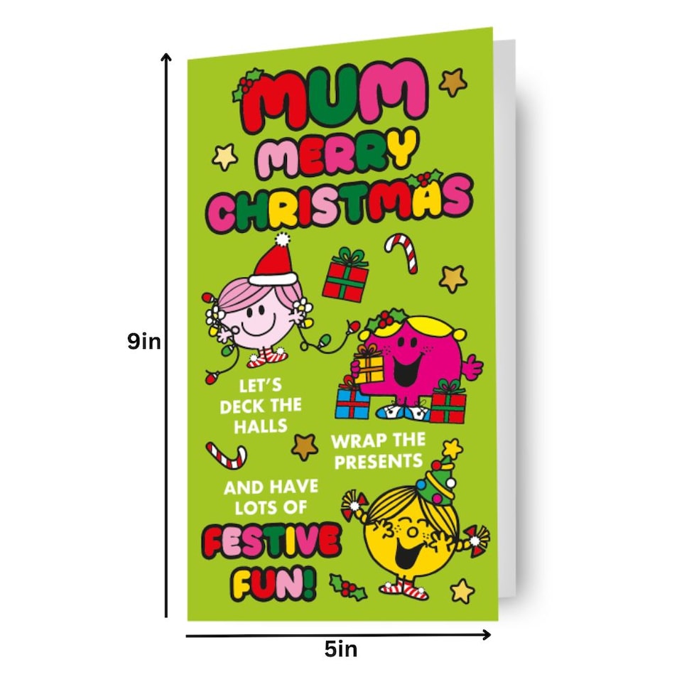 image 1 of Mr Men & Little Miss Mum Christmas Card