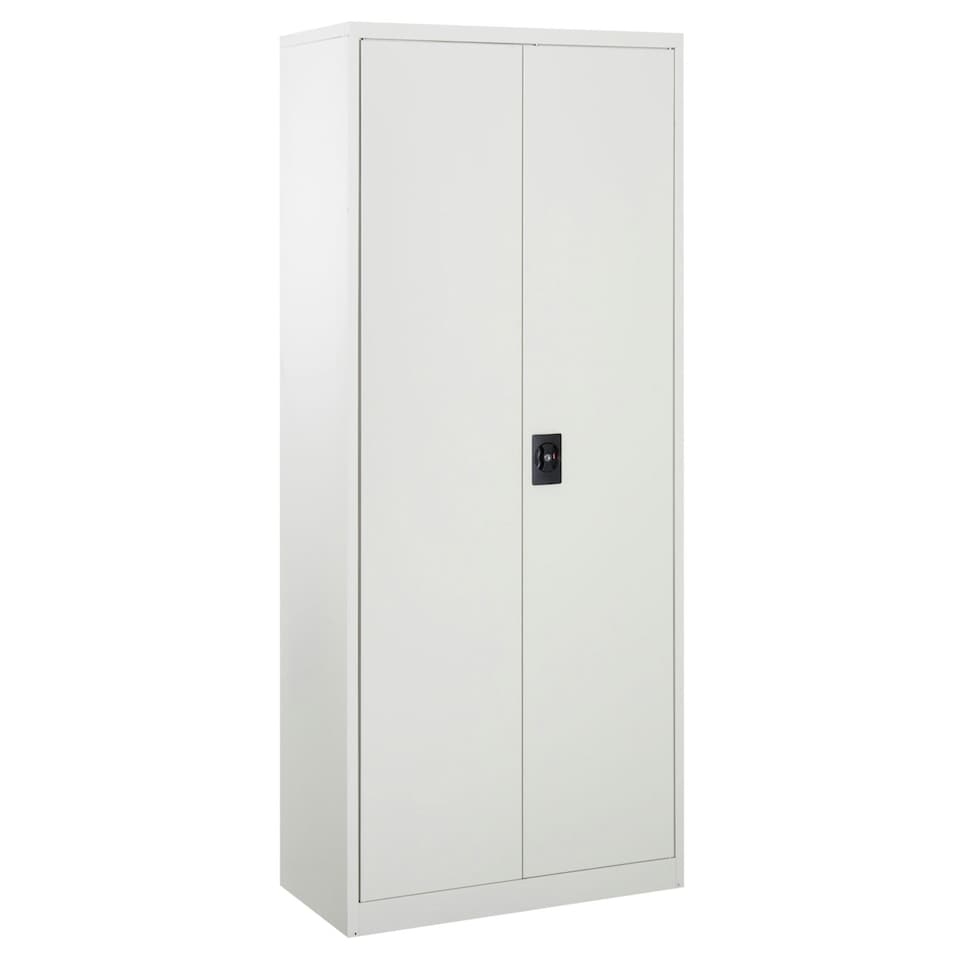 image 1 of Vinsetto Cream 2-Door Metal Filing Cupboard | Office Cabinet