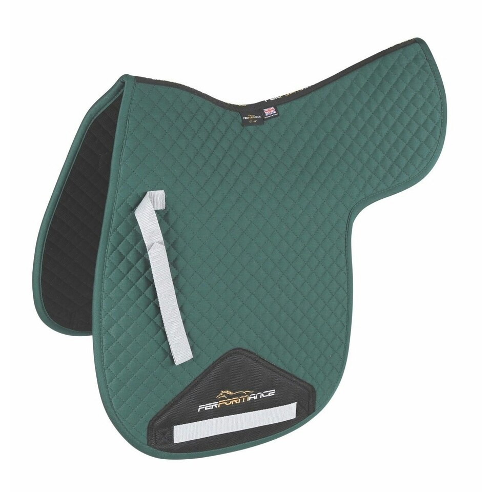 Performance Horse Numnah - Green - 14in - 14in