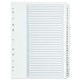 image 2 of A4 White Plastic 31 Part Tabbed File Index Dividers for ring binders/lever arch