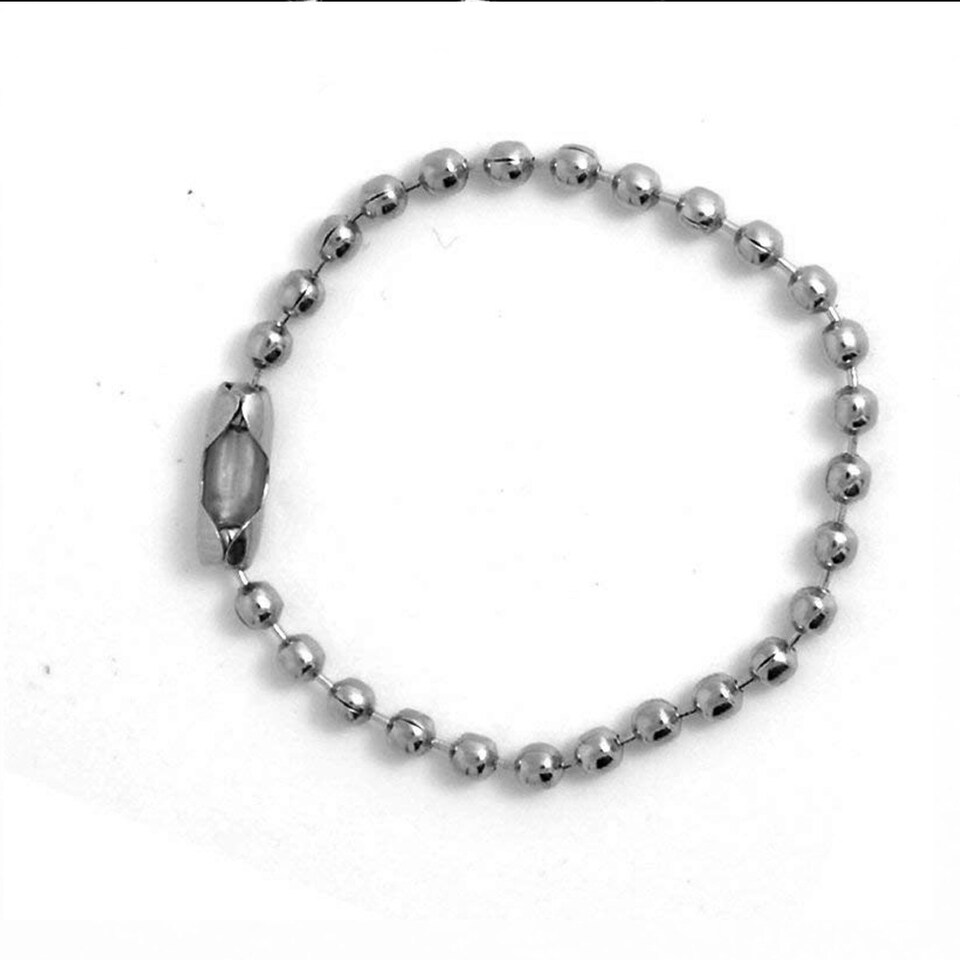 image 1 of 15cm Long Metal Ball Chain Extender for Label Tags - 100pcs