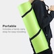 image 3 of UBUNG Yoga Mat Non Slip with Carry Strap 10mm Thick Pilates Yoga Green