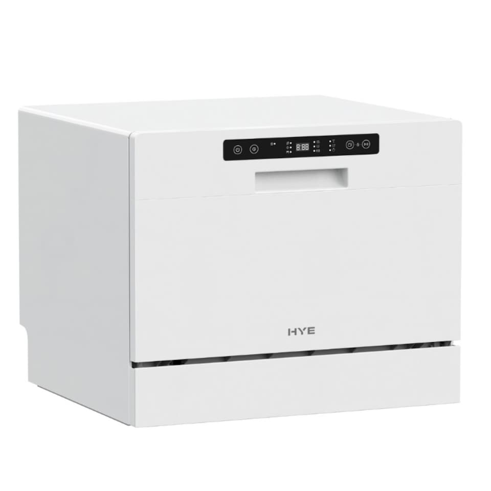 image 1 of HYE 55cm Table Top 6 Place Settings Dishwasher - White - DW016TTW25